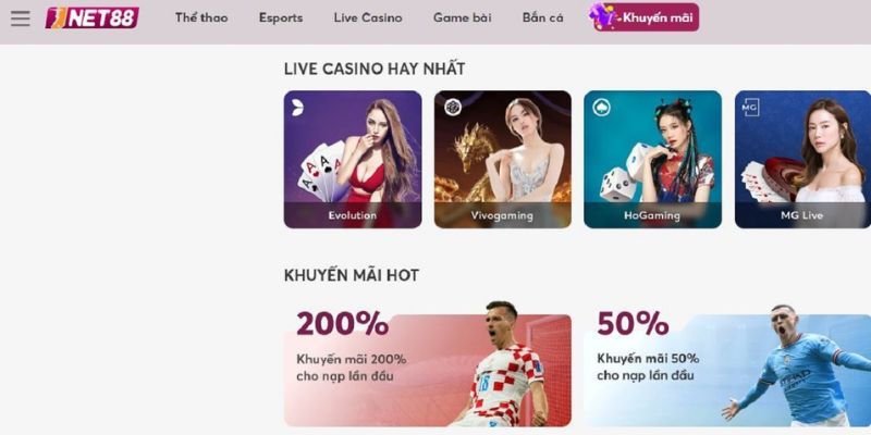 Casino trực tuyến đầy hấp dẫn đang đợi anh em bet thủ đến trải nghiệm