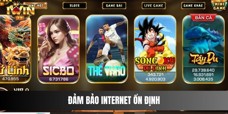 Đảm bảo internet ổn định