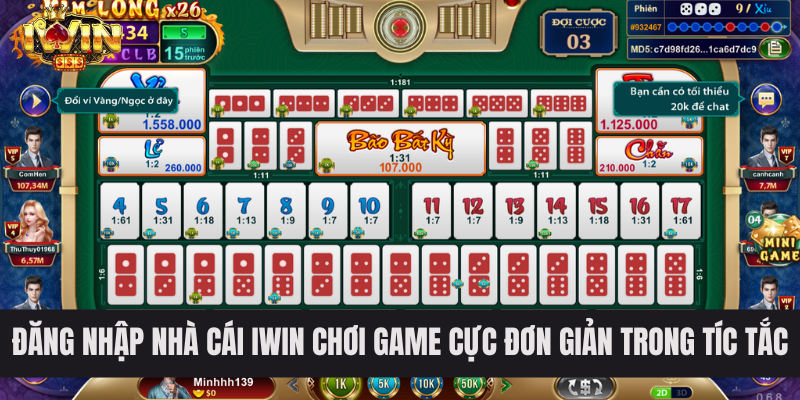 Đăng Nhập Nhà Cái IWIN Chơi Game Cực Đơn Giản Trong Tíc Tắc