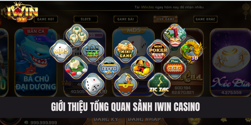 Giới thiệu tổng quan sảnh IWIN casino